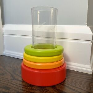 Lovevery Clear Tube and Stacking Rings